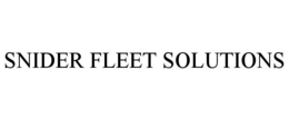 SNIDER FLEET SOLUTIONS trademark