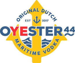 ORIGINAL DUTCH EST 2017 OYESTER 44 MARITIME VODKA trademark
