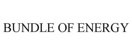 BUNDLE OF ENERGY trademark