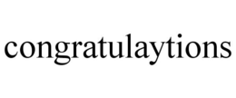 CONGRATULAYTIONS trademark