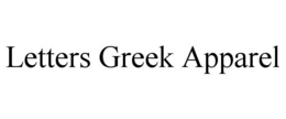 LETTERS GREEK APPAREL trademark