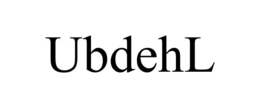 UBDEHL trademark