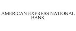 AMERICAN EXPRESS NATIONAL BANK trademark