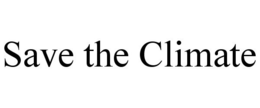 SAVE THE CLIMATE trademark