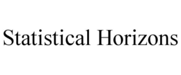 STATISTICAL HORIZONS trademark