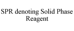 SPR DENOTING SOLID PHASE REAGENT trademark