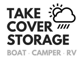 TAKE COVER STORAGE BOAT · CAMPER · RV trademark
