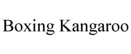 BOXING KANGAROO trademark