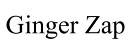 GINGER ZAP trademark