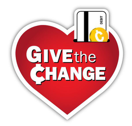 GIVE THE CHANGE DEBIT trademark