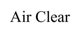 AIR CLEAR trademark