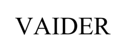 VAIDER trademark