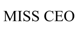 MISS CEO trademark