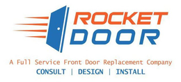 ROCKET DOOR A FULL SERVICE FRONT DOOR REPLACEMENT COMPANY CONSULT DESIGN INSTALL trademark