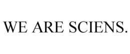 WE ARE SCIENS. trademark