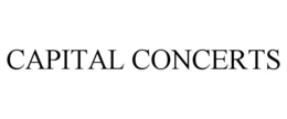 CAPITAL CONCERTS trademark