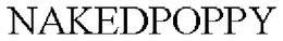NAKEDPOPPY trademark