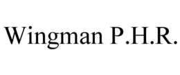 WINGMAN P.H.R. trademark