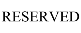 RESERVED trademark