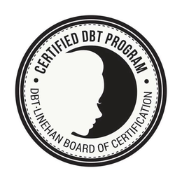 CERTIFIED DBT PROGRAM DBT-LINEHAN BOARD OF CERTIFICATION trademark
