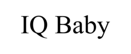 IQ BABY trademark