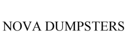 NOVA DUMPSTERS trademark