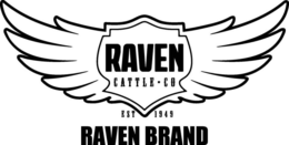 RAVEN CATTLE - CO EST 1949 RAVEN BRAND trademark