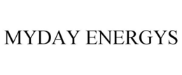 MYDAY ENERGYS trademark