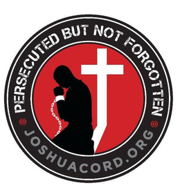 · PERSECUTED BUT NOT FORGOTTEN · JOSHUACORD.ORG trademark