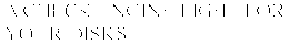 A CHECK ENGINE LIGHT FOR YOUR DISKS trademark