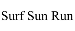 SURF SUN RUN trademark