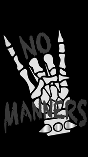 NO MANNERS trademark