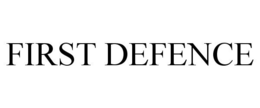 FIRST DEFENCE trademark