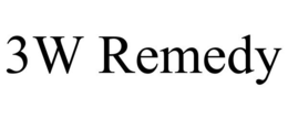 3W REMEDY trademark