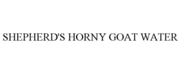 SHEPHERD'S HORNY GOAT WATER trademark