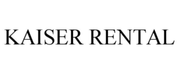 KAISER RENTAL trademark