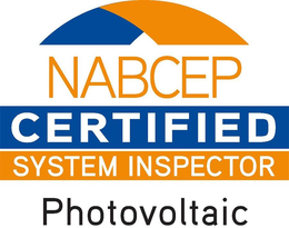 NABCEP CERTIFIED SYSTEM INSPECTOR PHOTOVOLTAIC trademark