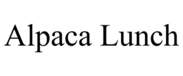 ALPACA LUNCH trademark