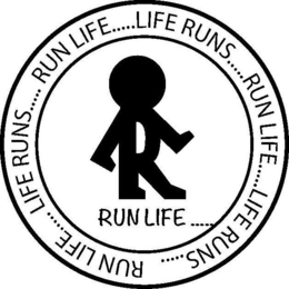 LR RUN LIFE.... RUN LIFE..... LIFE RUNS..... trademark