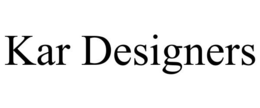 KAR DESIGNERS trademark