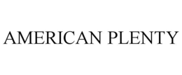 AMERICAN PLENTY trademark