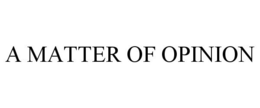 A MATTER OF OPINION trademark