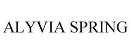ALYVIA SPRING trademark