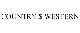 COUNTRY $ WESTERN trademark
