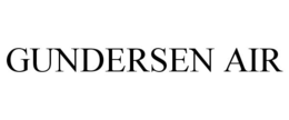 GUNDERSEN AIR trademark