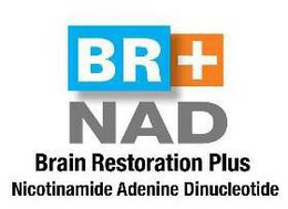 BR+ NAD BRAIN RESTORTION PLUS NICOTINAMIDE ADENINE DINUCLEOTIDE trademark