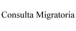 CONSULTA MIGRATORIA trademark