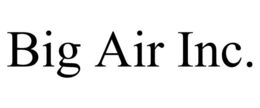 BIG AIR INC. trademark