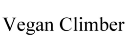VEGAN CLIMBER trademark
