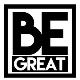 BE GREAT trademark